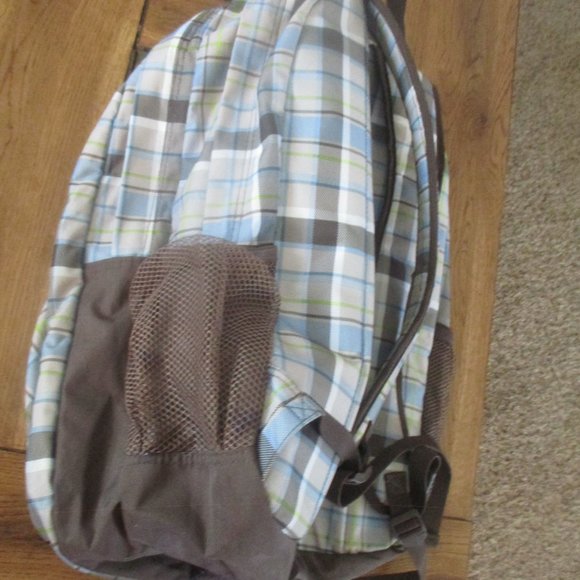 Thirty One 31 Plaid Full Size Backpack 20” - Picture 4 of 6